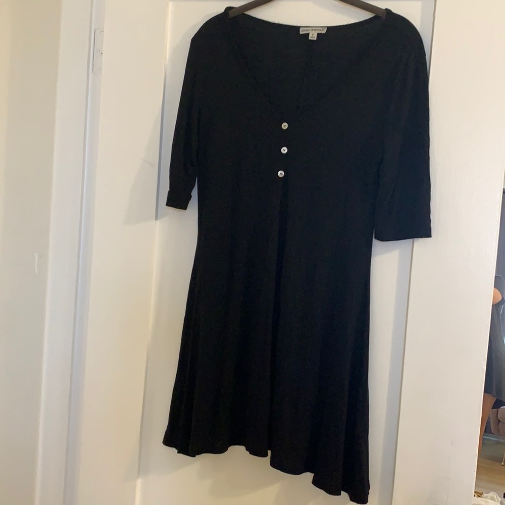 Mini black dress